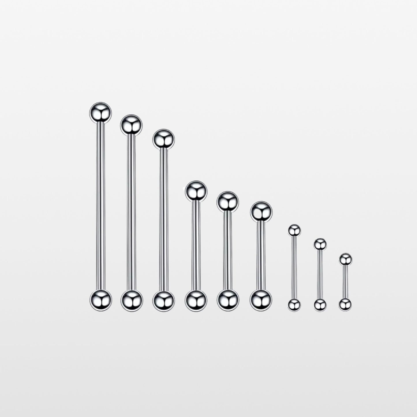 BARBELL BOLA 3MM ACERO QUIRURGICO