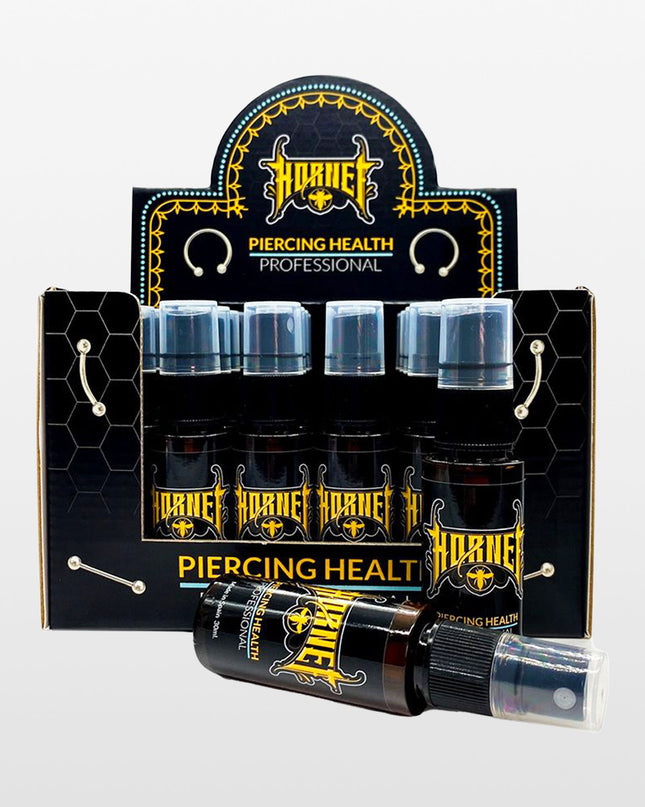 PIERCING CARE HORNET - PIERCING HEALTH EXPOSITOR 24 UNIDADES.