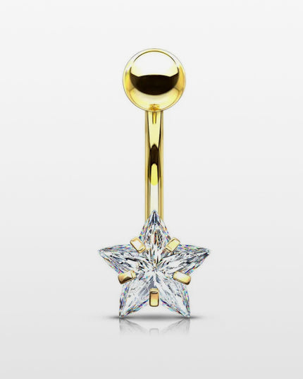 BANANA ACERO CON PIEDRA ESTRELLA
