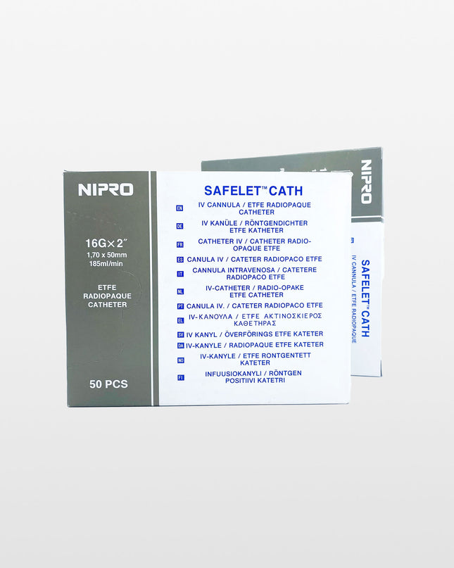 AGUJAS SAFELET NIPPRO 16G