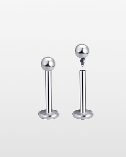LABRET ROSCA INTERNA ACERO QUIRURGICO