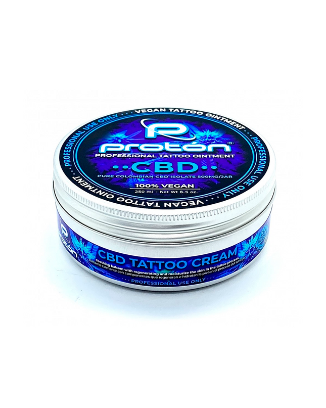 CBD - PROTON TATTOO BUTTER - MADE BY NATURE - 250ML / 8.5 OZ.