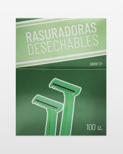 CUCHILLAS DESECHABLES PACK 100UDS