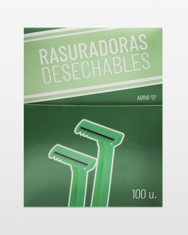 CUCHILLAS DESECHABLES PACK 100UDS