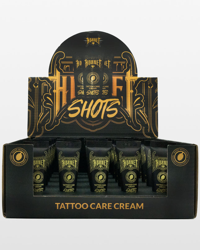 HORNET TATTOO CARE SHOOTS 10ML EXPOSITOR 25 UNIDADES