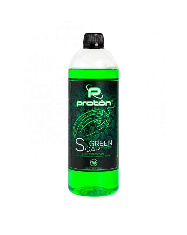 GREEN SOAP PROTON CONCENTRADO CON PANTENOL, ALANTOINA Y ALOE VERA - 1L / 33.8 OZ.