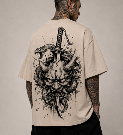 INKFAMOUS Anchor Camiseta oversize 240gms