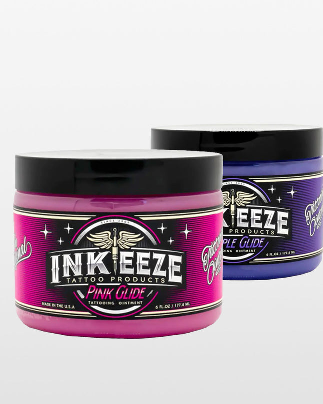 UNGÜENTO PARA TATUAJES PURPLE / PINK / CBD GLIDE DE INKEEZE 6OZ